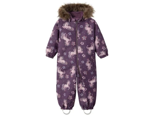 Name It flyverdragt lilla med enhjørninger